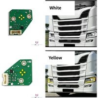 White Yellow Angel Eyes DRL LED Board OEM 2379886 2655849 2379882 For Scania S R P G Series Headlight Source Chips Spare Parts