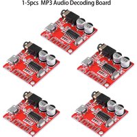 Bluetooth 5.0 MP3 Audio Decoder Board 3.7-5V D Class Stereo Amplifier Module Lossless Music Decoding Wireless Audio Receiver Boa