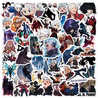 60PCS Hot Game Action Single Player Game Devil May Cry Graffiti Stickers Funng Creative DIY Decorative Scooter Helmet