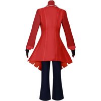 ▓2026Hazbin Cosplay Hotel Uniform ALASTOR Cosplay Costume Full Set Wig Glasses Deer Antlers Dentures Jacket Pants Halloween ▓#!1