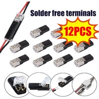 2pin Pluggable Wire Connector Auto Splice Electrical Cable Crimp Terminals Waterproof Car Quick Wire Connector for 18-22AWG Wire