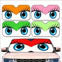 Cartoon SWES Sun Visor Car Windshield Sunshade | Reusable Aluminum Foil UV Heat Insulation Sun Visor Cover
