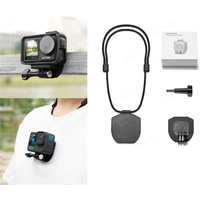 Magnetic Mount Bracket Adapter with Lanyard for Insta360 X5 X4/Osmo 360 Action 5Pro 4/Gopro Hero13 Gopro Accessories