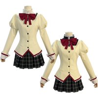 HOLOUN Puella Magi Madoka Magica Anime Kaname Madoka Cosplay Costume Jk Skirt Shirt Akemi Homura Tomoe Mami Miki Sayaka Sakura image 4