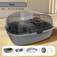 Double Layer Portable Hamster Cage Multifunction Large Space Breathable Villa Small Animal Travel Carrier For Guinea Pigs