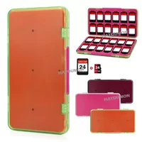 24 IN 1 Magnetic 3D Cartridge Holder For NS2 Switch 2 Game Card Case With Soft Game Card Slots for Switch/Lite/OLED Accessories
