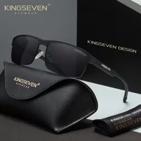 KINGSEVEN Men's Polarized Sunglasses Driving UV400 Anti-Glare Glasses Male Causal Rectangle Fashion Outdoor Eyewear