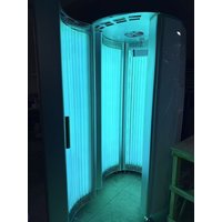 Effective High Pressure Solarium Machine Tanning Booth Bed- Stand up 28 Lamps Tanning Bed Solarium Machines epilator