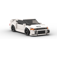 MOC 275pcs Mitsubishi Fifth generation EVO racing sports car Vehicle Racer Building Blocks Brick Creative Garage Toys for Boys