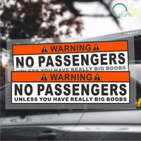 Warning PVC Fun Stickers Unless You Have Genuine Baby Stroller Stickers Waterproof Vinyl
