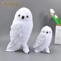 18/28cm Original Hedwig Owl and Bowtruckle Stuffed Animal Plush Toy Harry Potter Pets Cute Soft Doll Children Christmas Gifts