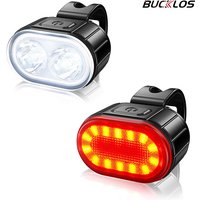 Bicycle Lights MTB Bike LED Lamp Front and Rear Light USB Rechargeable Headlight Bicycle Taillight Waterproof Cycling Lamps