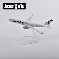 JASON TUTU 1/400 Scale Diecast Metal Iran Air Airbus 330 Aircraft Model 16CM Miniature Authentic Collecti Gift