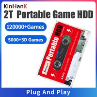 KINHANK Super Console X Gaming HDD Batocera 35 100000 Retro Games for PS3/PS2/WII/WIIU/SS/DC/MAME Retro Game Console for Pc