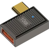 120W USB C Male to USB A Female OTG Adapter, Fast Charging Data Sync Converter for MacBook Samsung Xiaomi