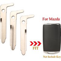 jingyuqin Remote Car Smart Key Emergency Insert Uncut Blade Blank For Mazda 2 3 5 6 M6 MX5 CX5 CX7 CX9 RX8 Cx30 Auto Accessories