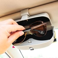 Boîte à lunettes de voiture universelle, support de rangement, étui à lunettes de soleil, accessoires intérieurs automatiques, clip de visière pour BMW, VW, Mercedes Benz