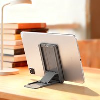 Magnetic Foldable Phone Tablet Stand - Multi-Angle Adjustable Desktop Holder for iPad iPhone Samsung and All Mobile Devices