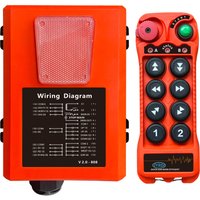 New Q808 Double Speed Industrial Wireless Radio Crane Remote Control Switches Hoist Track Overhead Bridge Crane Controller Lift