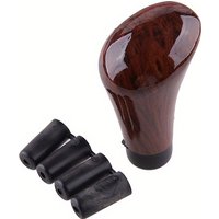 Universal Walnut Wood Grain Gear Shift Knob Durable Shifter Lever Handle for Most Cars and Light Trucks