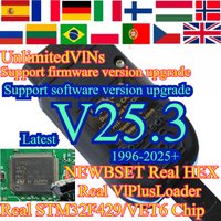 NEWBest V25.3 Update Unlimits VINs HEX Real V2 V24.7 Online Hardware Usb Interface For VaG COM Diagnostic VcdS Tool VET6 2025+