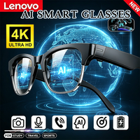 Lenovo 2026 New AI Smart Sunglasses 8K HD AI Translation Hands Free Call AI Chat Logging Music Player Smart Glasses for Men