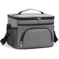 Insulated Lunch Box for Men & Women - Leak-Proof Cooler Lunch Bag with Pockets, Adjustable Strap for Work School Outdoor Picnic