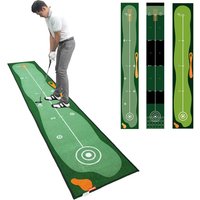 Golf Putting Carpet 50X300cm Golf Mat Lightweight Golf Training Pads Portable Putter Practice Indoor Outdoor Golf Sports