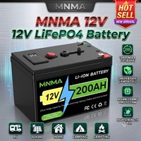 12V 200Ah Lithium Iron Phosphate Battery, Built-in BMS 4000+ Deep Cycle Battery for Emergency Power Supply, Electric Wheelchair image 4