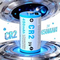 3V CR2 Rechargeable Battery 450mAh Li-Polymer USB Direct Charging Long Lasting Power Eco-Friendly for Camera Meter Smoke Alarm