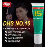 DHS NO 15 Table Tennis Glue Professional VOC Free Ping Pong Glue Bonder Water Solution 50ml 98ml