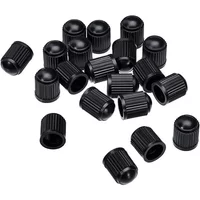 AliExpress NONE 20Pcs Car Tire Tyre Valve Caps with O Rubber Ring Dust Covers Plastic Black Grey Red Stem Valve Caps for Cars Motorcycles Bike