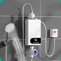 5500W Instant Water Heater 220V Portable Electric Heaters for Bathroom Hot Water Shower and Home Kitchen Heating
