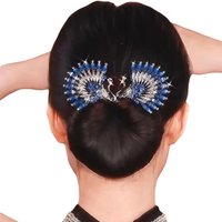 New Peacock Display Peacock Hair Curler Angel Wings Durable Twist Hairpin Elegant Hair Bun Maker Women Girl