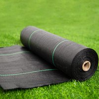 Thicker Garden Landscape Fabric PE Mulch - Agricultural Weed Barrier Mat for Farm-oriented Grass Control Orchard Cover