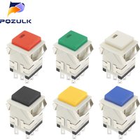 NS193 IP40 KD2-22 Momentary Latching ON-(ON) Square LED illuminated Small Square Push Button Switch