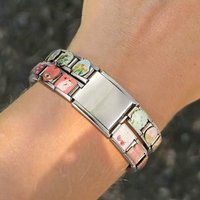 2026 New Y2K Fashion Stainless Steel Bracelet for Men Women 9mm Width Solid Color Red Jewelry Wedding Gift Jewelry Accessory