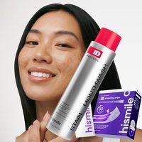 Hismile Daily Oral Care Kit - ID Whitening Stain Removal Mouthwash, V34 Whitening Tooth Strips, Improves Yellowing, Fresh Breath