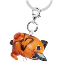 Takara Tomy Gashapon Chainsaw Man Movie Pochita Transparent Figure Keychain Bag Charm Umbrella Marker Water Bottle Pendant