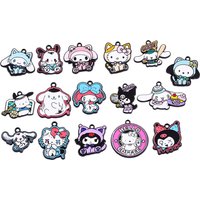 10pcs Sweet Personalized HelloKitty Series Alloy Drip Oil DIY Pendant Exquisite Handmade Gift Making Necklace Bracelet Earrings