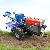 Factory Price Mini Tractor 12-22 Hp Walking Tractor Power Tiller With Plow Fast Delivery Walking Tractor Customize Micro Tractor