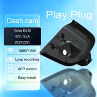 Dash Cam Front 1080P HD Wifi Play and Plug Loop recording Easy install Parking monitoring APP control For Volvo EX30 2023-2025