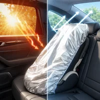 Baby Car Seat Sun Shade Cover Blocks Out Heat & Sun UV Covers Universal Baby Travel Accessories