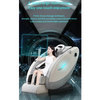 4D Massage Chair with Full Body Relaxation Function 2025 Zero Gravity SL-Track Shiatsu with Bluetooth Speaker and AI Control