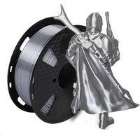 EasyThreed 3D Printer PLA Silk Filament 1.75mm Silky Filament PLA 1KG High Quality 3D PLA Black Silver No Bubble Vacuum