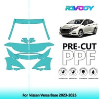 Car Front Kit Clear Bra Precut PPF Paint Protection Film For Nissan Versa Base 2023-2026 8.5mil Self-Healing TPU High Gloss