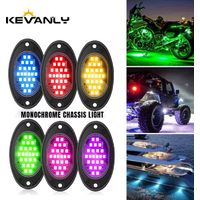 1PC For Jeep ATV UTV Offroad Rock Lights Car Truck Yacht Trail Rig Lamp Underbody Glow LED Lights Waterproof Led Neon Light