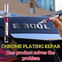 Multifunctional Silvery Touch-Up Paint Pen, Chrome-Plated Parts Repair Pen - Suitable for Automobile Chrome-Plated Parts, Wheel