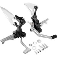 Motorcycle Front Driver Footpegs Pegs Bracket For Kawasaki Ninja 400 2018-2024 Z400 2019-2024 NINJA 500 Z500 2024-2025