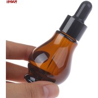 10/20/30/ml Amber Portable Glass Dropper Bottle Essential Oil Perfume Pipette Bottles Refillable Empty Container NEW